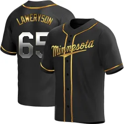 Minnesota Twins Cody Laweryson Black Golden Replica Men's Alternate Player Jersey