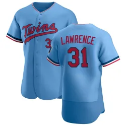 Minnesota Twins Justin Lawrence Light Blue Authentic Men's Alternate Player Jersey