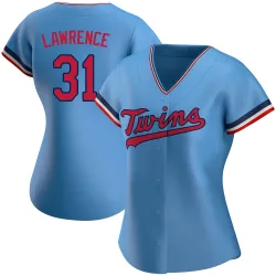 Minnesota Twins Justin Lawrence Light Blue Replica Women's Alternate Player Jersey