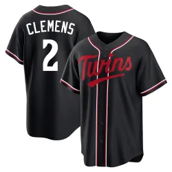 Minnesota Twins Kody Clemens Black Replica Youth Fashion Out Player Jersey