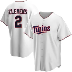 Minnesota Twins Kody Clemens White Replica Youth Home Player Jersey