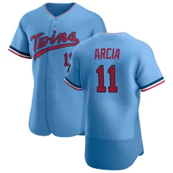 Minnesota Twins Orlando Arcia Light Blue Authentic Men's Alternate Player Jersey