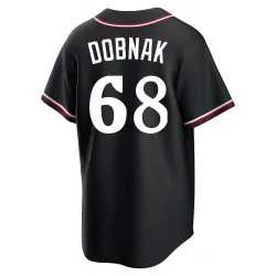 Minnesota Twins Randy Dobnak Black Replica Men's Fashion Out Player Jersey