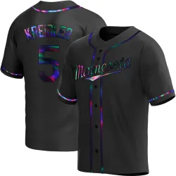 Minnesota Twins Ryan Kreidler Black Holographic Replica Youth Alternate Player Jersey
