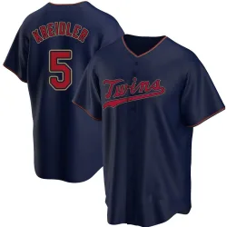 Minnesota Twins Ryan Kreidler Navy Replica Youth Alternate Player Jersey