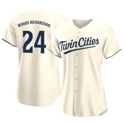 Minnesota Twins Simeon Woods Richardson Cream Replica Women's Alternate Player Jersey