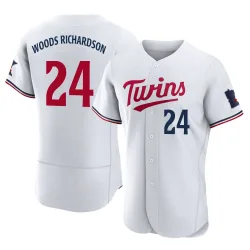 Minnesota Twins Simeon Woods Richardson White Authentic Men's Home Player Jersey