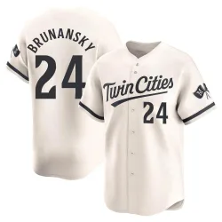 Minnesota Twins Tom Brunansky Cream Limited Men's Alternate Player Jersey