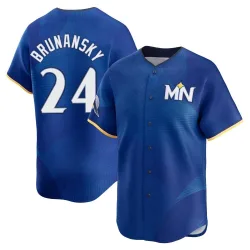Minnesota Twins Tom Brunansky Royal Limited Men's 2024 City Connect Player Jersey