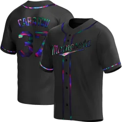 Minnesota Twins Victor Caratini Black Holographic Replica Youth Alternate Player Jersey