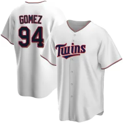 Minnesota Twins Yoendrys Gomez White Replica Men's Home Player Jersey